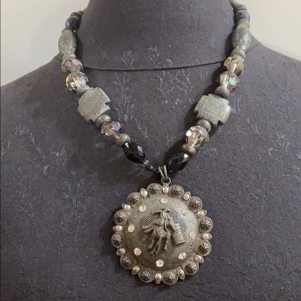 Cowgirl Barrel Racing necklace